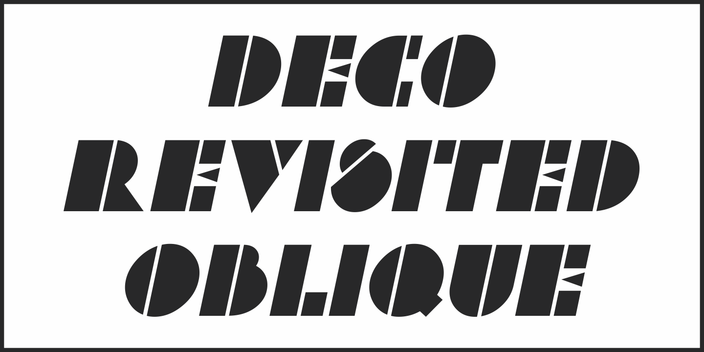 Deco Revisited JNL